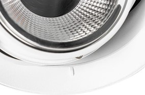 Moderné zapustené bodové svetlo biele GU10 AR111 okrúhle bez rámu - Oneon