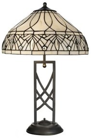 Vitráž lampa do obývačky ANTIK 61*Ø40