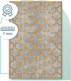 Koberec Agnella Soft Tehya Gold zlatý