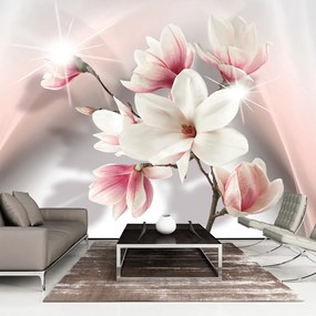 Artgeist Fototapeta - White Magnolias II Veľkosť: 500x280, Verzia: Premium