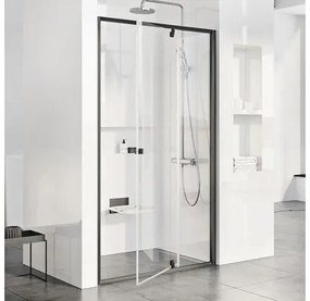 Sprchové dvere RAVAK Pivot PDOP2-120 black+Transparent 03GG0300Z1