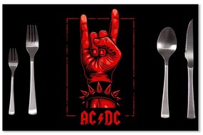 Sablio Prestieranie ACDC Červená ruka: 40x30cm
