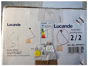 Lucande Lucande - Luster na tyči JOLLA 1xE27/60W/230V LW0355