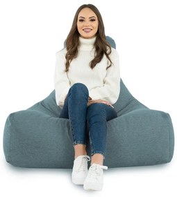 Kreslo Bali melanž tyrkysové