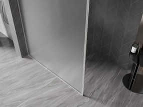 Mexen, Mexen Kioto-XF sprchová stena s rámom 80 x 202 cm, matná 10 mm, matný nikel - 800-080-104-97-30-X