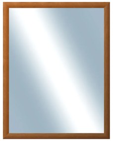 DANTIK - Zrkadlo v rámu, rozmer s rámom 70x90 cm z lišty LEDVINKA svetlo hnedá (1440)