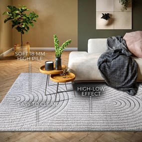 Svetlosivý koberec 160x235 cm Panglao New York Light Grey – Elle Decoration