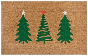 Hanse Home Collection koberce Rohožka 3 stromy vianočné 105671 – na von aj na doma - 45x75 cm