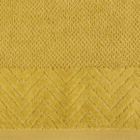 Dekorstudio Uterák LOREN so zamatovým okrajom - horčicový Rozmer uteráku: 50x90cm