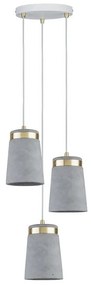 Paulmann 79627 - Luster na lanku NORELL 3xE27/20W/230V betón