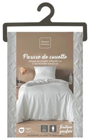 Biele obliečky na jednolôžko z mikrovlákna 140x200 cm Litea – douceur d'intérieur