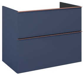 Elita Look, umývadlová skrinka 80x45x64 cm 2S PDW, modrá matná, ELT-168580