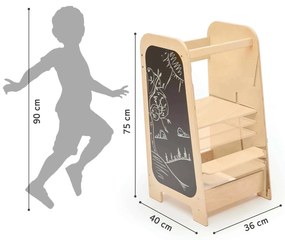 Rastúca učiaca veža 5v1 Play, 75 cm – mätová