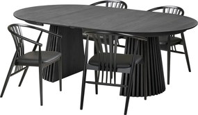 Jedálenský set Ornelia 1 (čierna). Akcia -10%. Vlastná spoľahlivá doprava až k Vám domov. 1146808