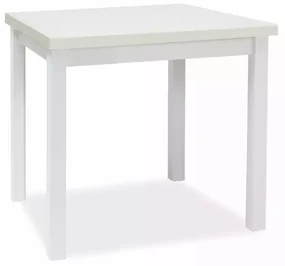 Jedálenský stôl Adam 90 x 65 cm, biela