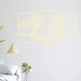 Veselá Stena Samolepka Duša lesa Farba: béžová, Veľkosť: 80 X 48 cm