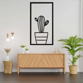 Moderný obraz na stenu kaktus | TABOL: Prírodná preglejka - Topoľ  natural 30 x 15 cm 4064-59179 PR0398-B