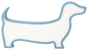 LED Detská stolná lampa DOG LED/12W/230V modrá
