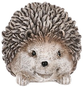 Záhradná dekorácia Ježko, 16 x 10 x 9 cm, polyresin