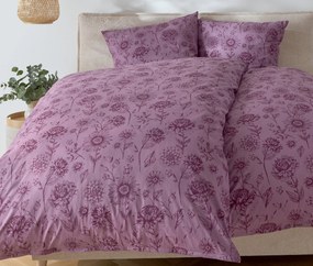 Posteľná bielizeň renforcé, štandardná veľkosť, fialová