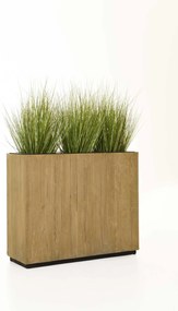 Drevený kvetináč ELEMENTO, drevo, šírka 90 cm, hnedá