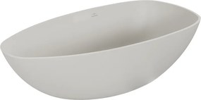 Mexen Imola Oválna Voľne Stojaca Vaňa 170x88 cm, Betón Mat Konglomerát