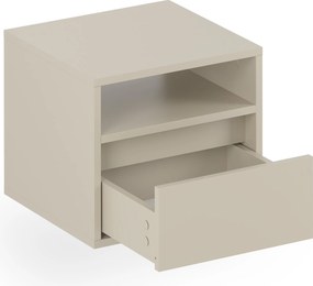 Nočná skrinka Zolia 40 cm so závesnou zásuvkou - kasmír