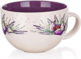 Keramický jumbo hrnček LAVENDER 660 ml