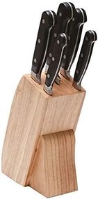 Sada kuchynských nožov z nehrdzavejúcej ocele s dreveným stojanom SSW 6 ks