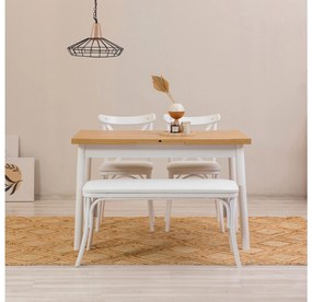 Jedálenský set Duvasa 20 (biela) (pre 4 osoby). Vlastná spoľahlivá doprava až k Vám domov. 1093790