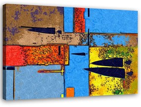 Obraz na plátně Abstraktní barevné - 90x60 cm