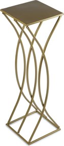 STOJAN NA KVETINÁČ TWIST 75X23X23 CM ZLATÁ