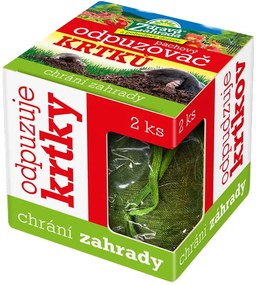 Pachový odpudzovač krtkov 2 ks
