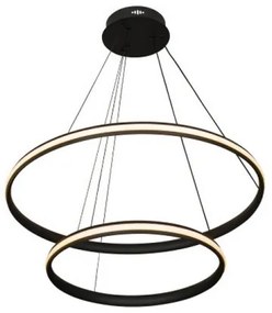 Stmievateľný LED luster s lankom LED/90W/230V 3000-6500K pr. 60 cm + diaľkové ovládanie