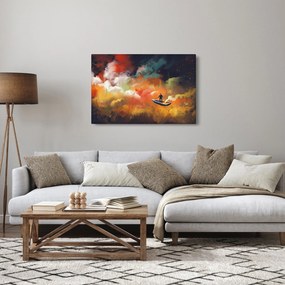 Obraz - Muž plaviace vesmírom (90x60 cm)