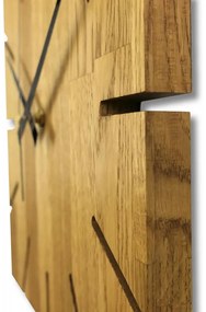 Nástenné hodiny z dubového dreva qartz I SENTOP FB-MAS008