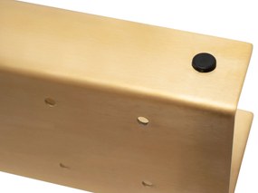 Rea Tori, kúpeľňová závesná polička 40x9,5x75,5 cm, zlatá matná, REA-85001