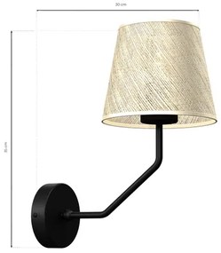 Nástenná lampa ETNA 1xE27/60W/230V