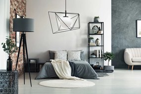 Toolight Toolight, závesná stropná lampa 1xE27 APP1022-1CP, čierna-biela, OSW-06112