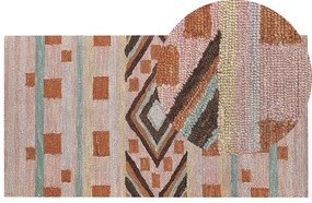 Vlnený koberec 80 x 150 cm viacfarebný YOMRA Beliani