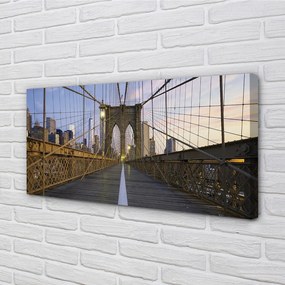 Obraz na plátne Stĺpec most slnko 125x50 cm