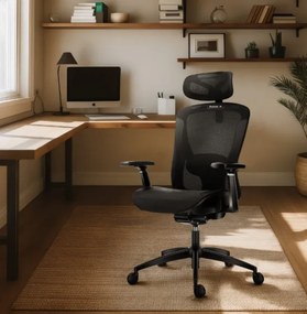 Ergonomická stolička Combat 7.3 Black Mesh