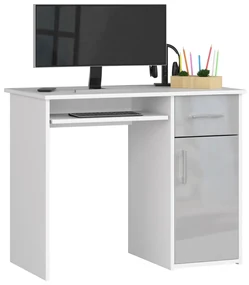 PC stolík Padma (biela + metalický lesk). Vlastná spoľahlivá doprava až k Vám domov. 1068907