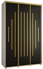 Skriňa 45 Canaris 12 170 biela/čierna/gold
