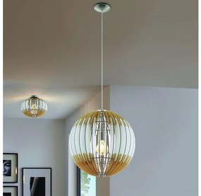 Eglo 32846 - Luster na lanku OLMERO 1xE27/60W/230V