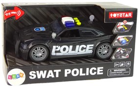 Lean Toys Policajné terénne auto 1:14 čierne