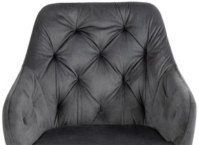 Noela Zamatová jedálenská stolička SIENA sivá