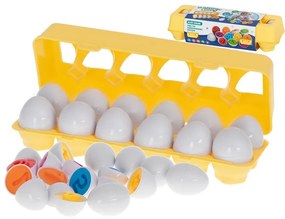 5964 DR Montessori - vzdelávacia hra - 3D vajíčka