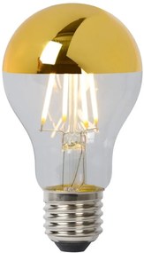 Lucide 49020/05/10 LED žiarovka - priemer 6 cm - LED stmievatelná - E27 - 1x5W 2700K - Zlate