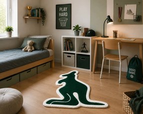 U.Rug koberce, Kusový koberec U.Rug Klokan, 80x100, zelená, detská izba